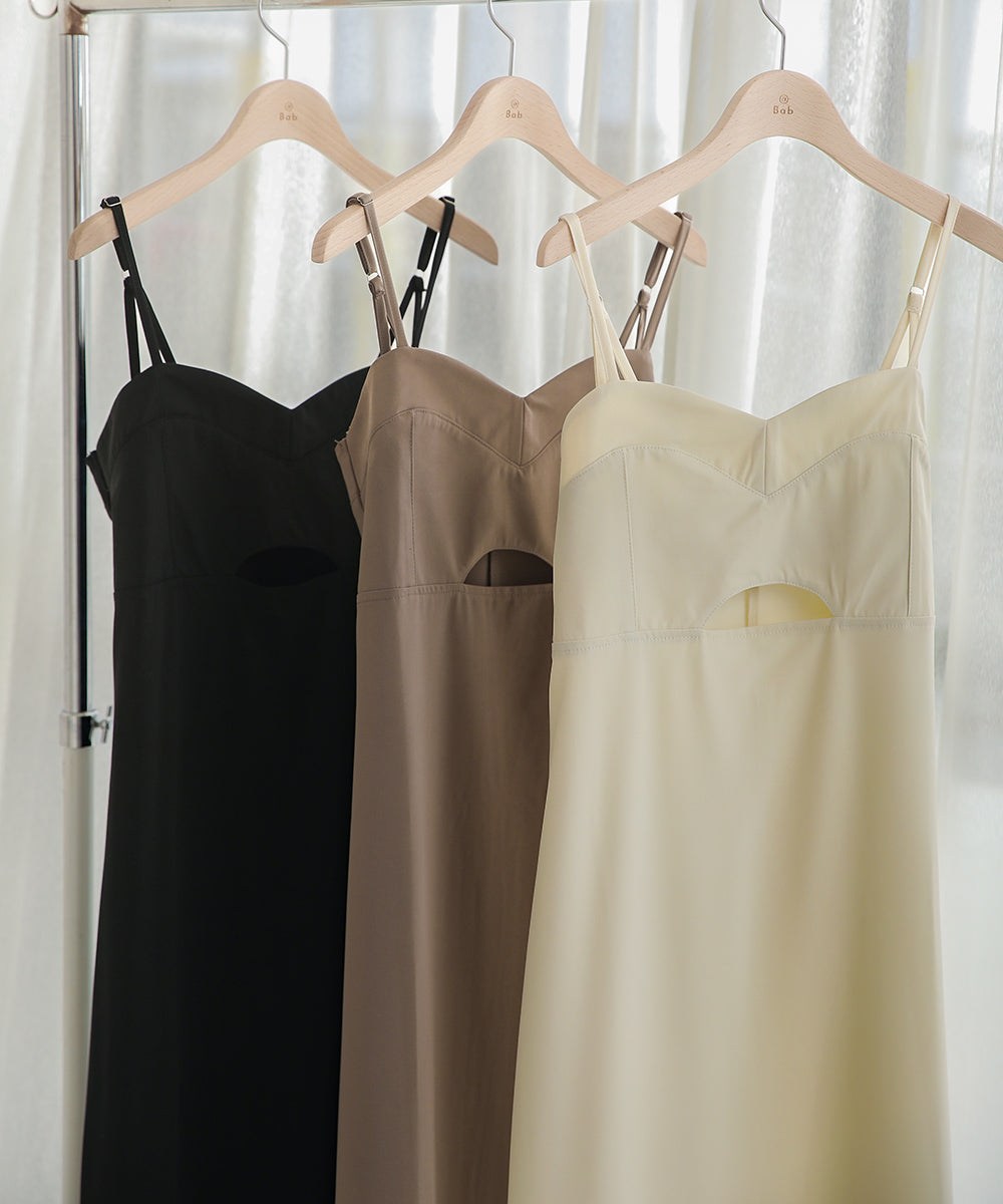 ビスチェキャミワンピース