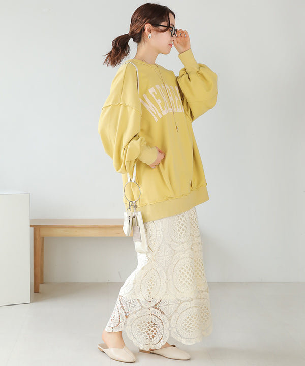 総レースキャミワンピース