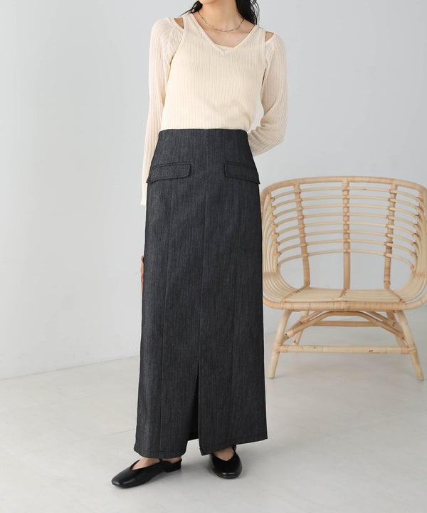 Bab 前後２ＷＡＹレイヤードニットトップス