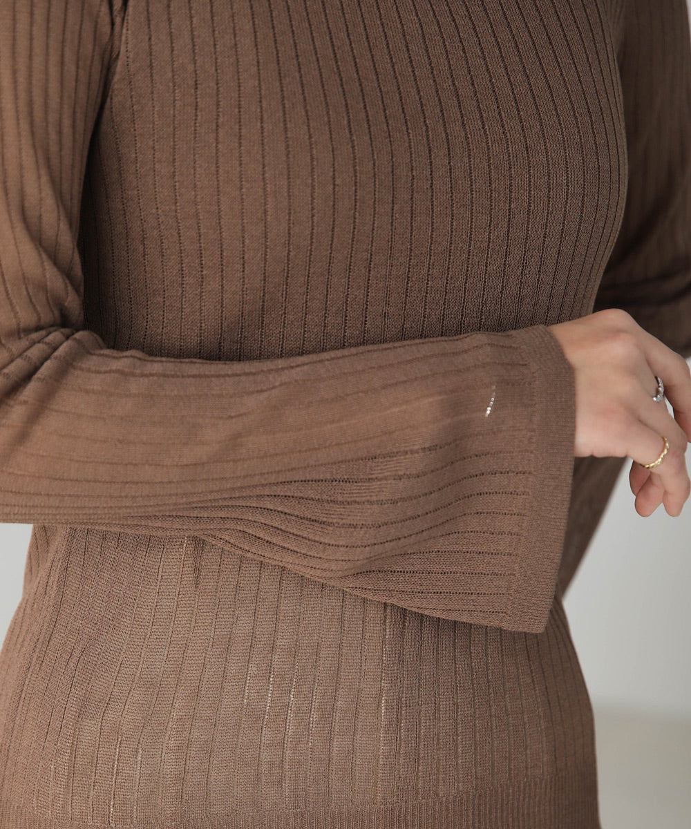 Bab 前後２ＷＡＹレイヤードニットトップス