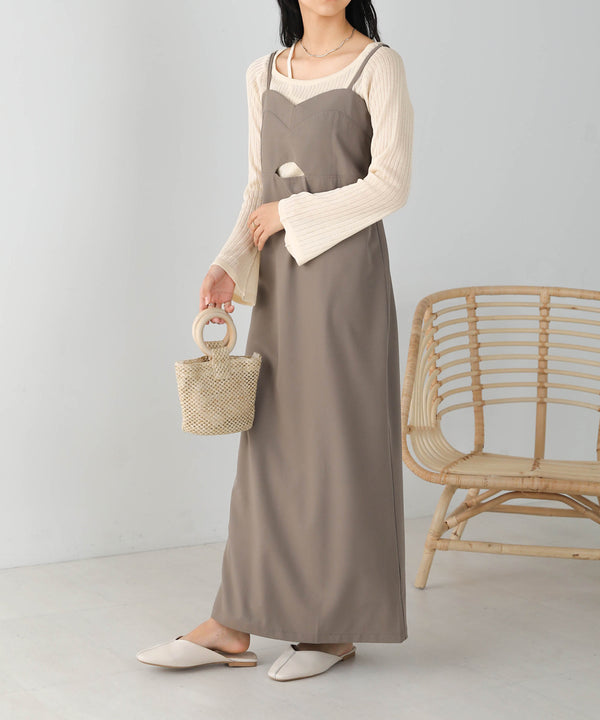 Bab 前後２ＷＡＹレイヤードニットトップス