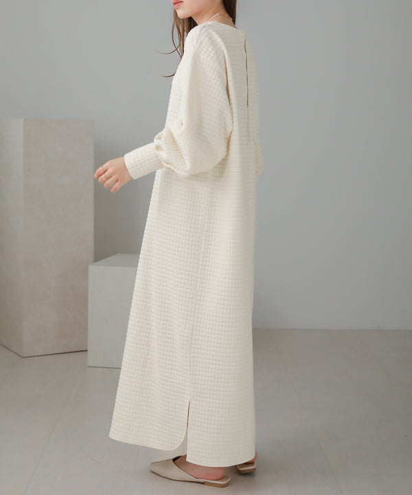 Bab ステッチ深Ｖネックワンピース