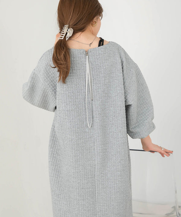 Bab ステッチ深Ｖネックワンピース