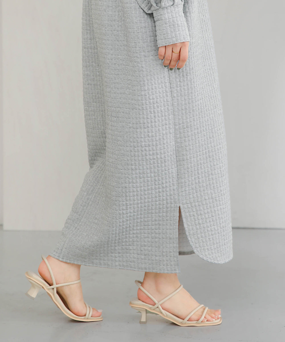 Bab ステッチ深Ｖネックワンピース