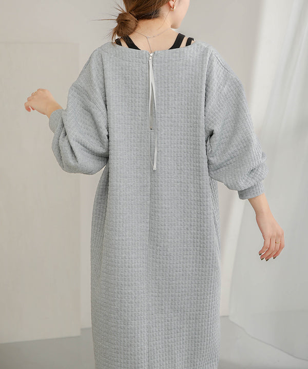 Bab ステッチ深Ｖネックワンピース