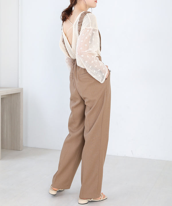 Bab 前後２ＷＡＹメッシュレースブラウス