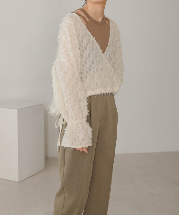 Bab 前後２ＷＡＹジャガードブラウス