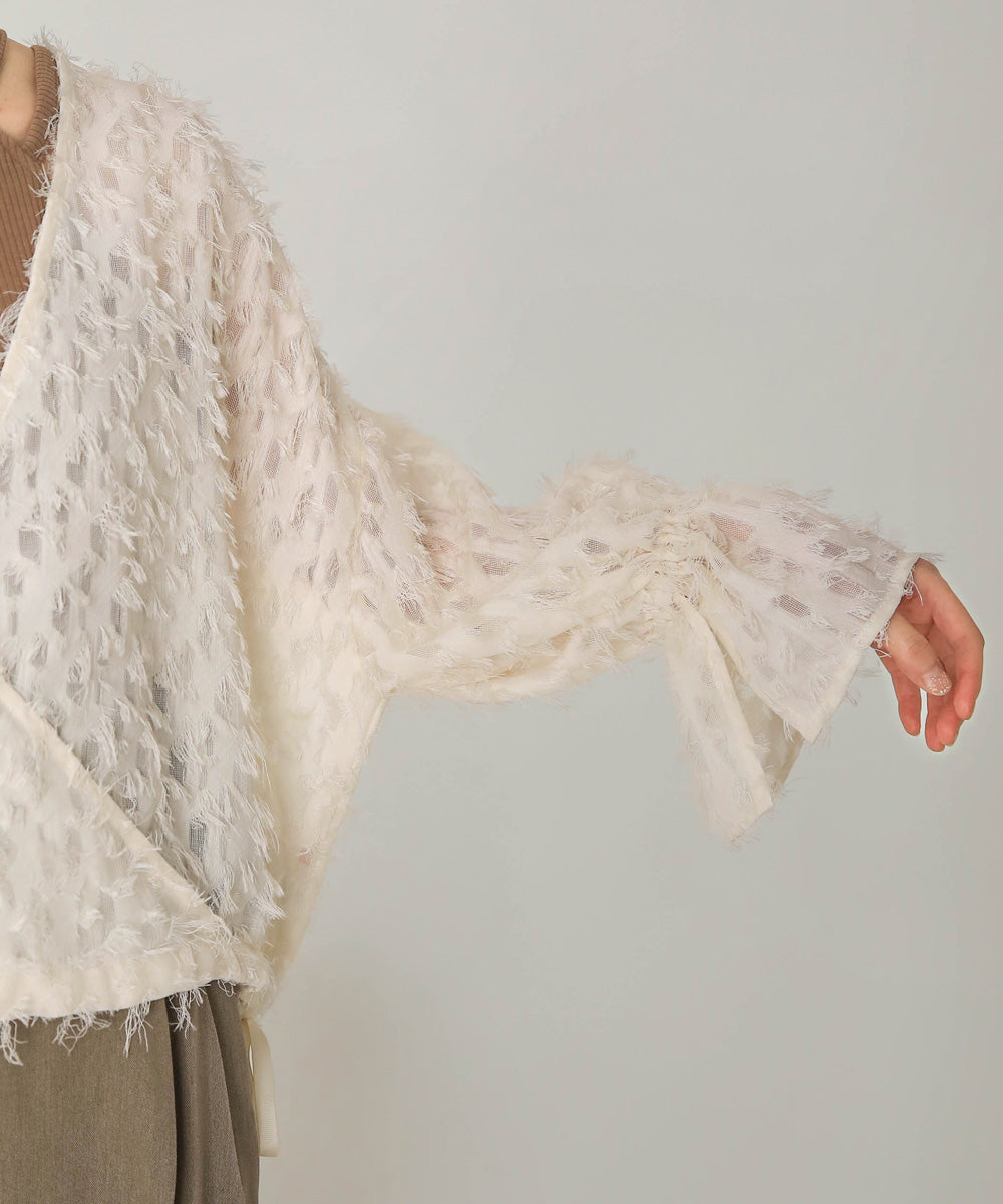 Bab 前後２ＷＡＹジャガードブラウス