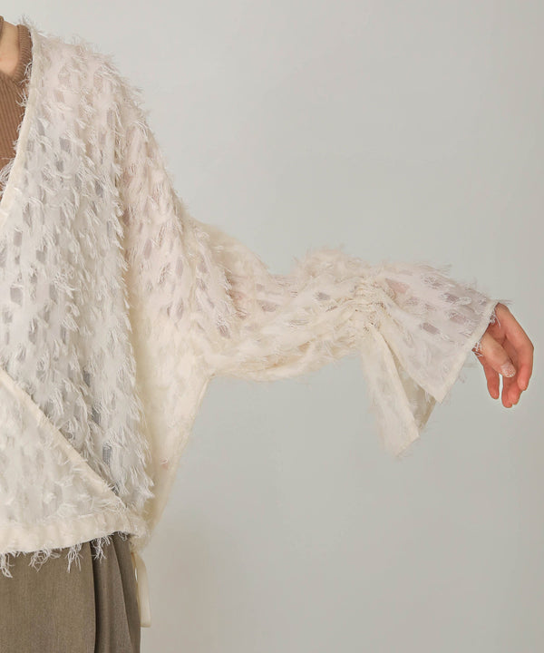 Bab 前後２ＷＡＹジャガードブラウス