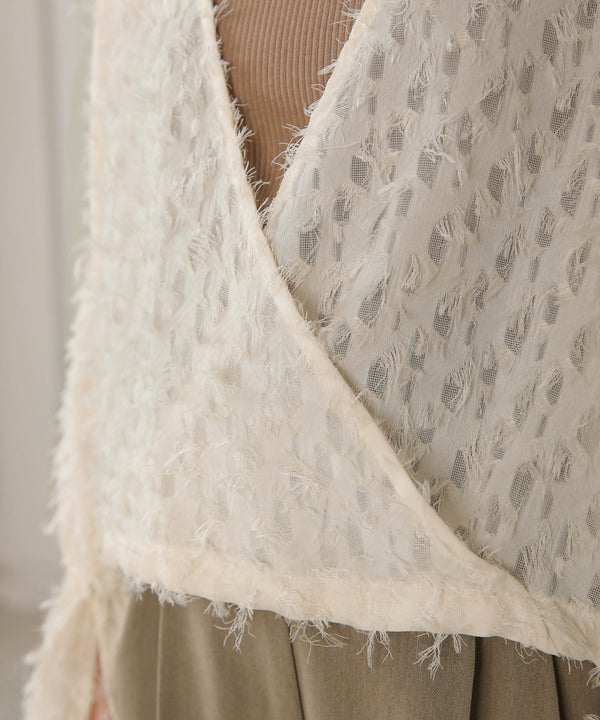 Bab 前後２ＷＡＹジャガードブラウス