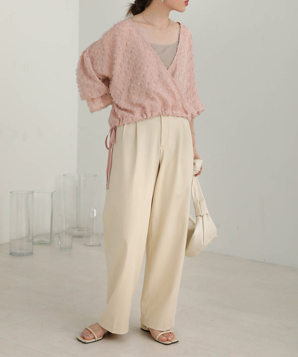 Bab 前後２ＷＡＹジャガードブラウス