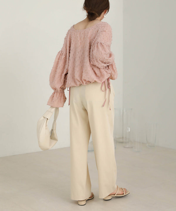 Bab 前後２ＷＡＹジャガードブラウス