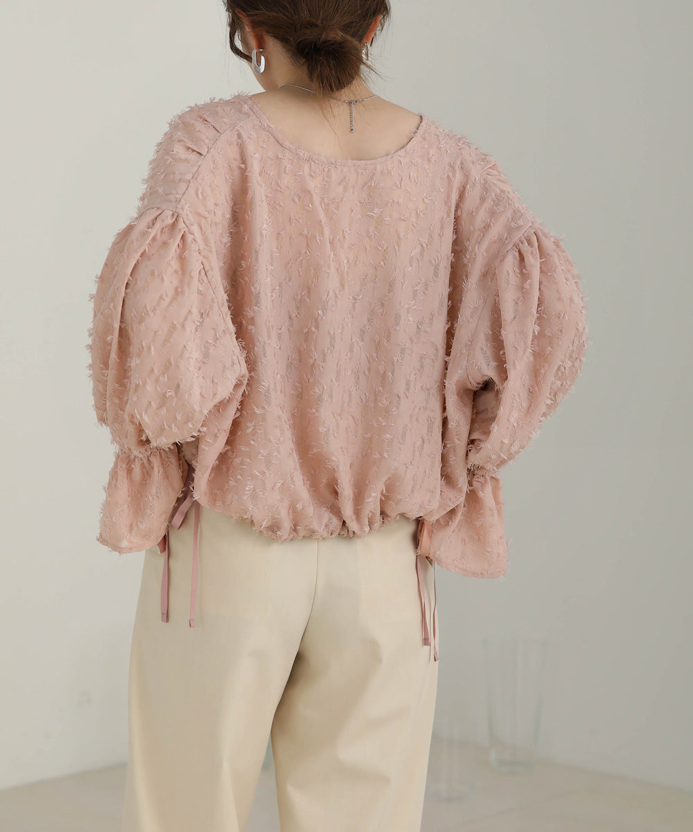 Bab 前後２ＷＡＹジャガードブラウス