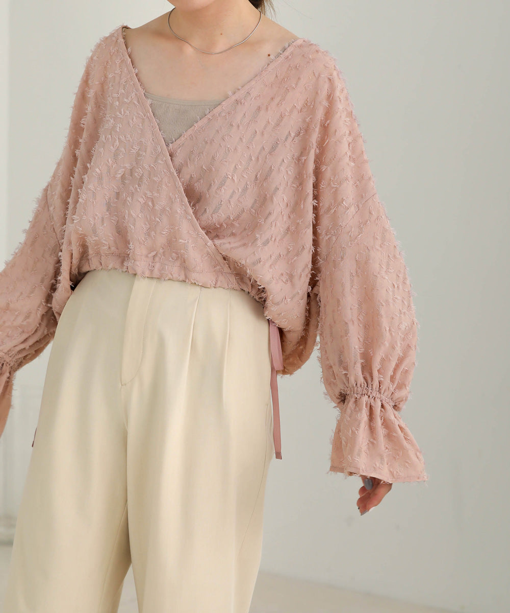 Bab 前後２ＷＡＹジャガードブラウス