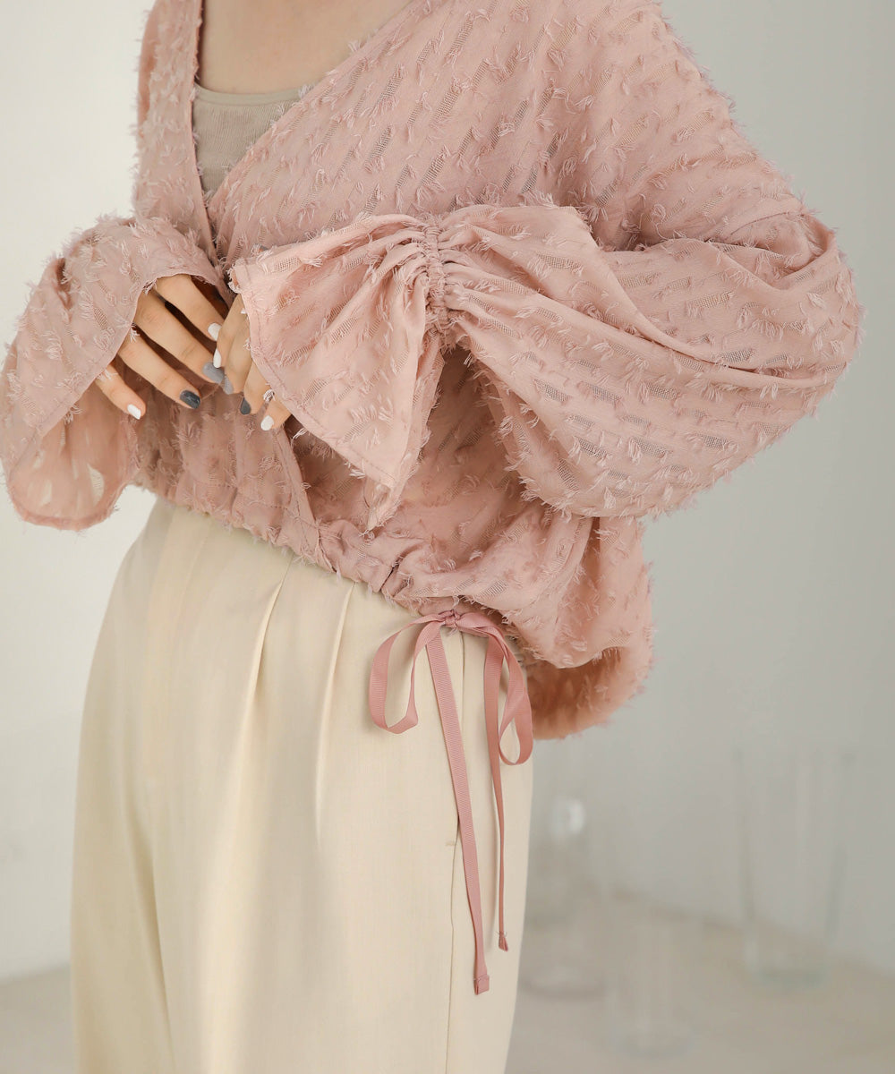 Bab 前後２ＷＡＹジャガードブラウス