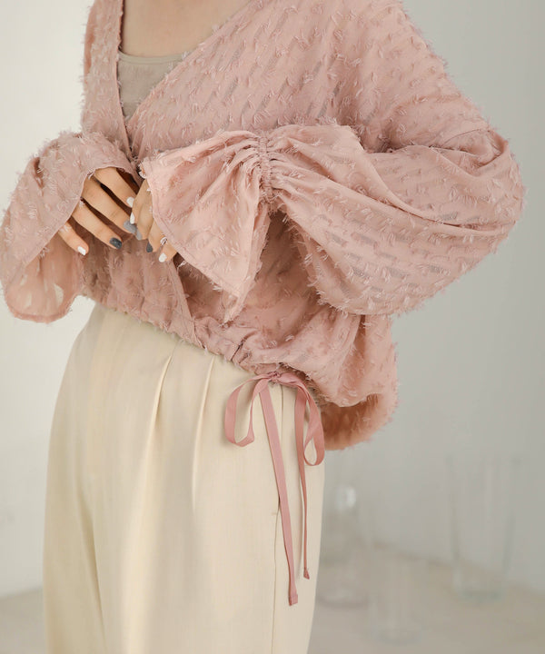 Bab 前後２ＷＡＹジャガードブラウス