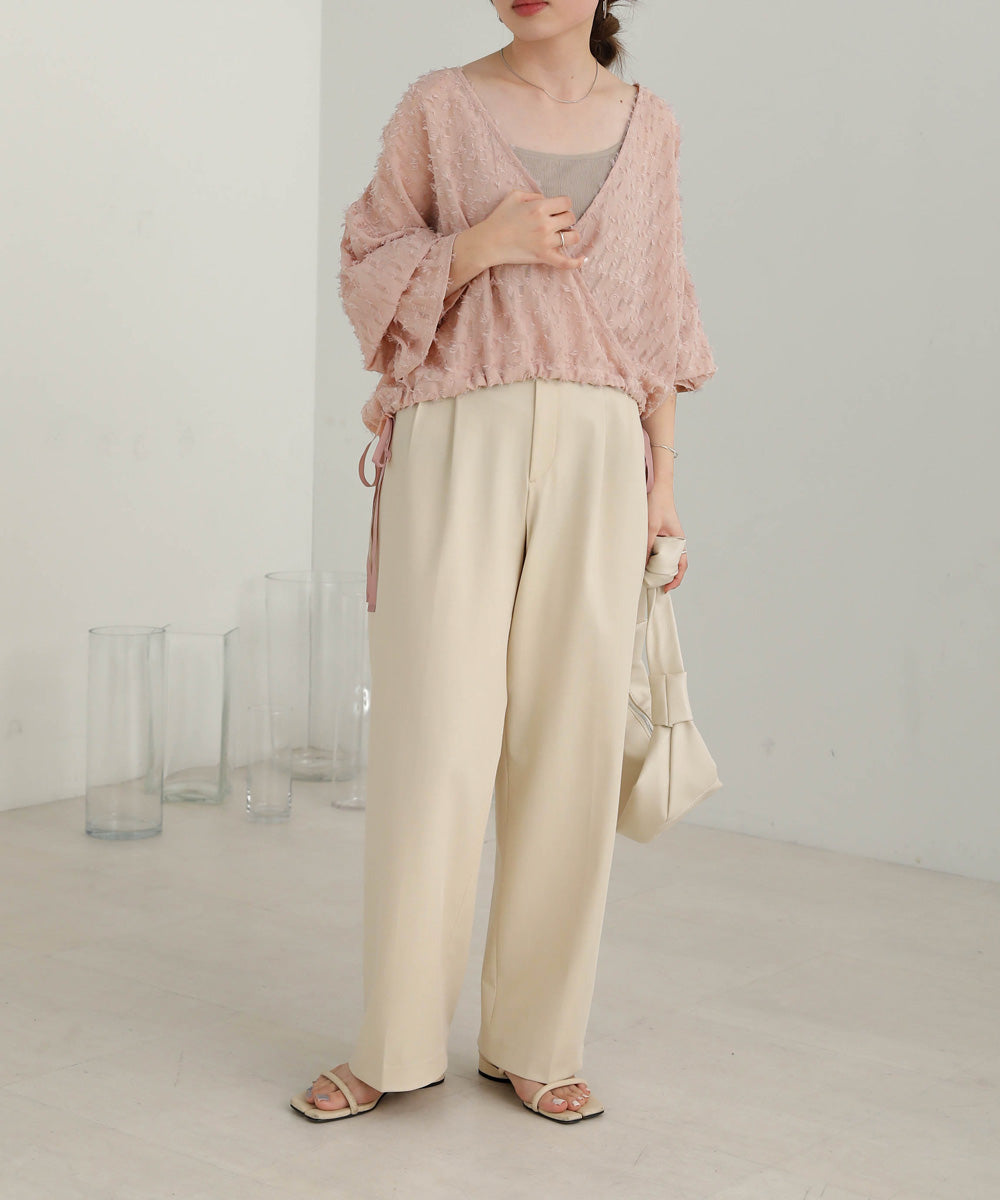 Bab 前後２ＷＡＹジャガードブラウス