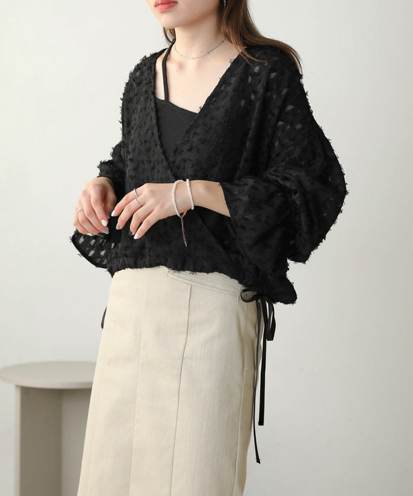 Bab 前後２ＷＡＹジャガードブラウス