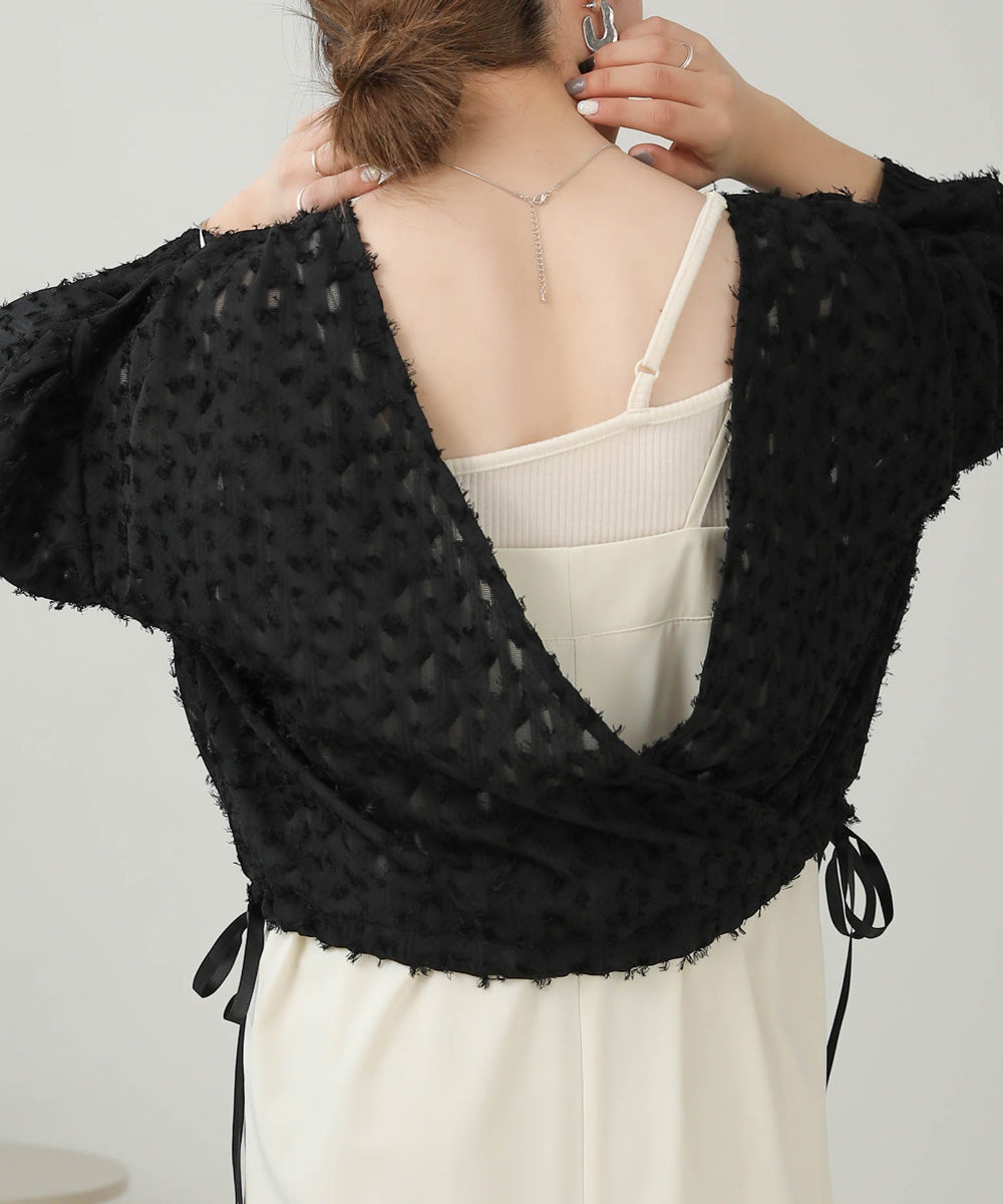 Bab 前後２ＷＡＹジャガードブラウス