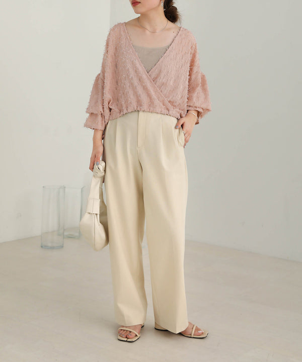 Bab 前後２ＷＡＹジャガードブラウス