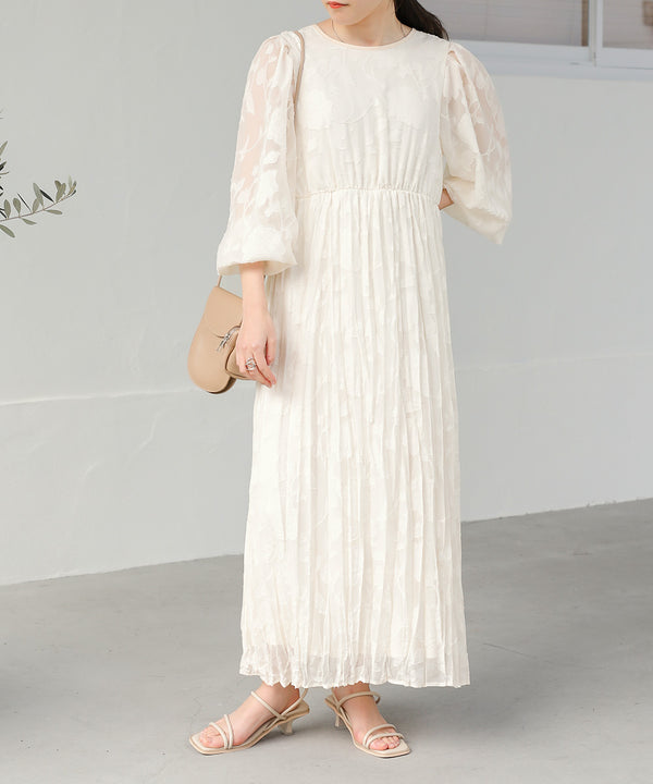 シアージャガードフラワーワンピース