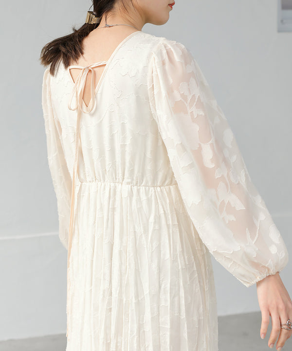 シアージャガードフラワーワンピース