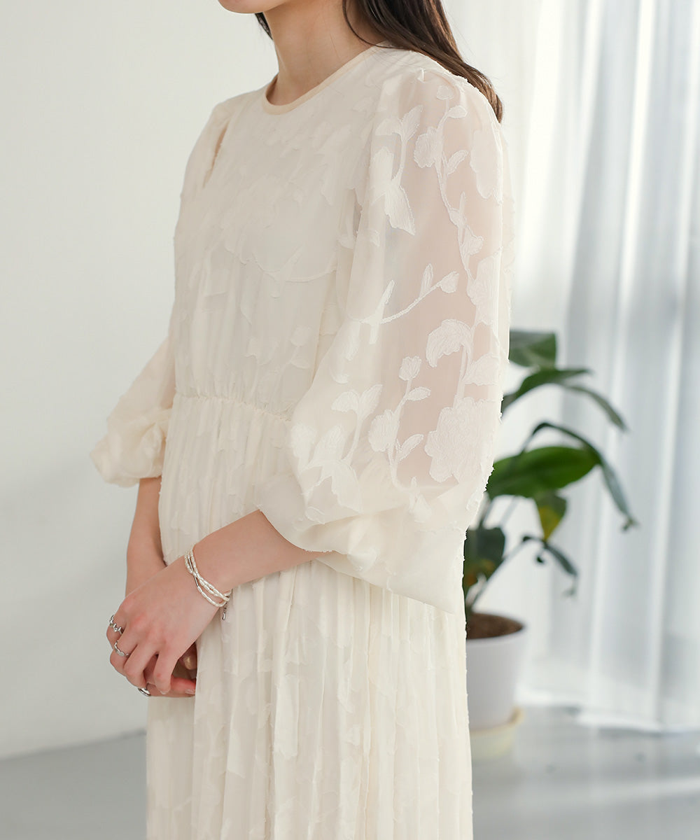 シアージャガードフラワーワンピース