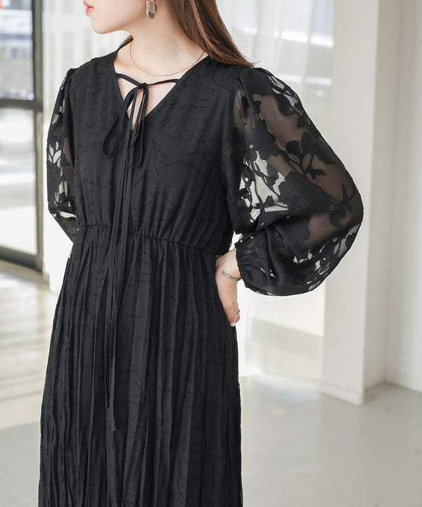 シアージャガードフラワーワンピース