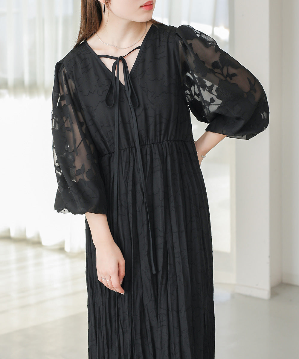 シアージャガードフラワーワンピース