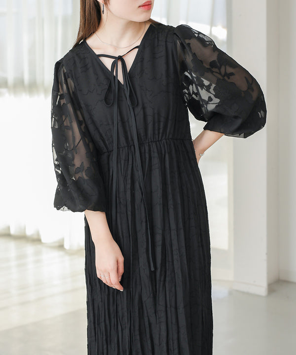 シアージャガードフラワーワンピース