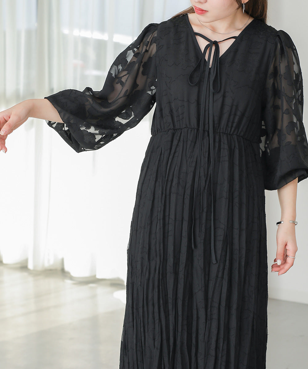 シアージャガードフラワーワンピース