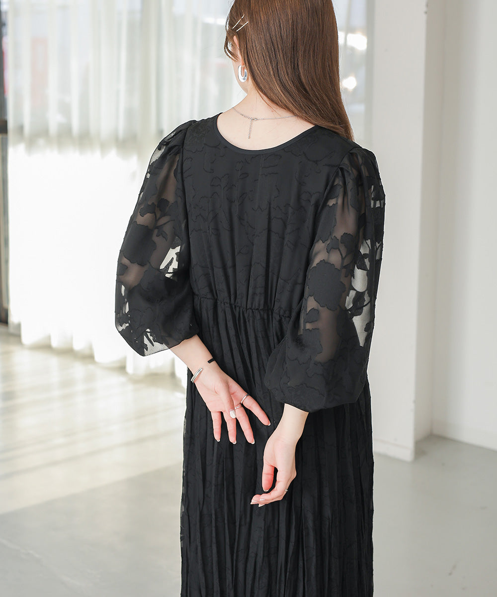シアージャガードフラワーワンピース