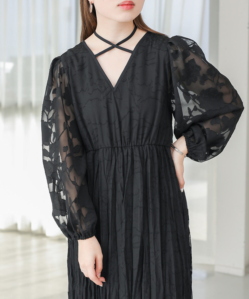 シアージャガードフラワーワンピース