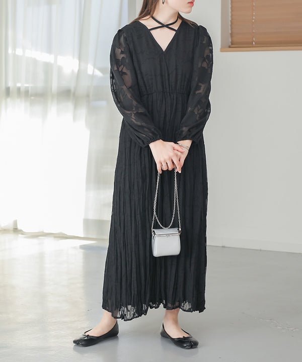 シアージャガードフラワーワンピース