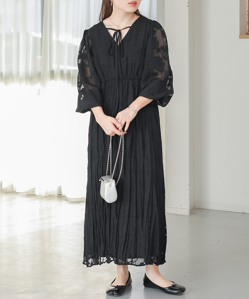 シアージャガードフラワーワンピース