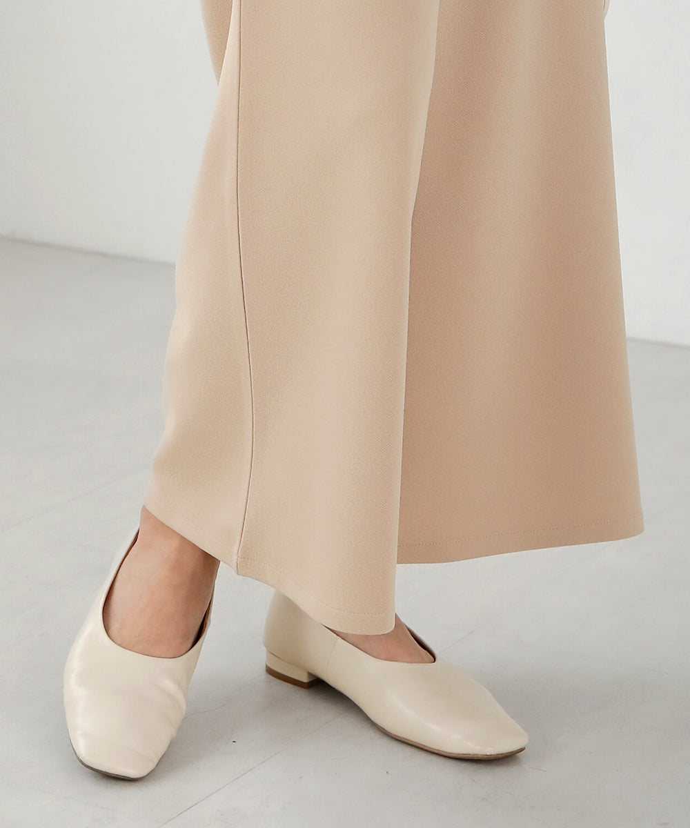 BouJeloud カットジョーゼットワイドパンツ