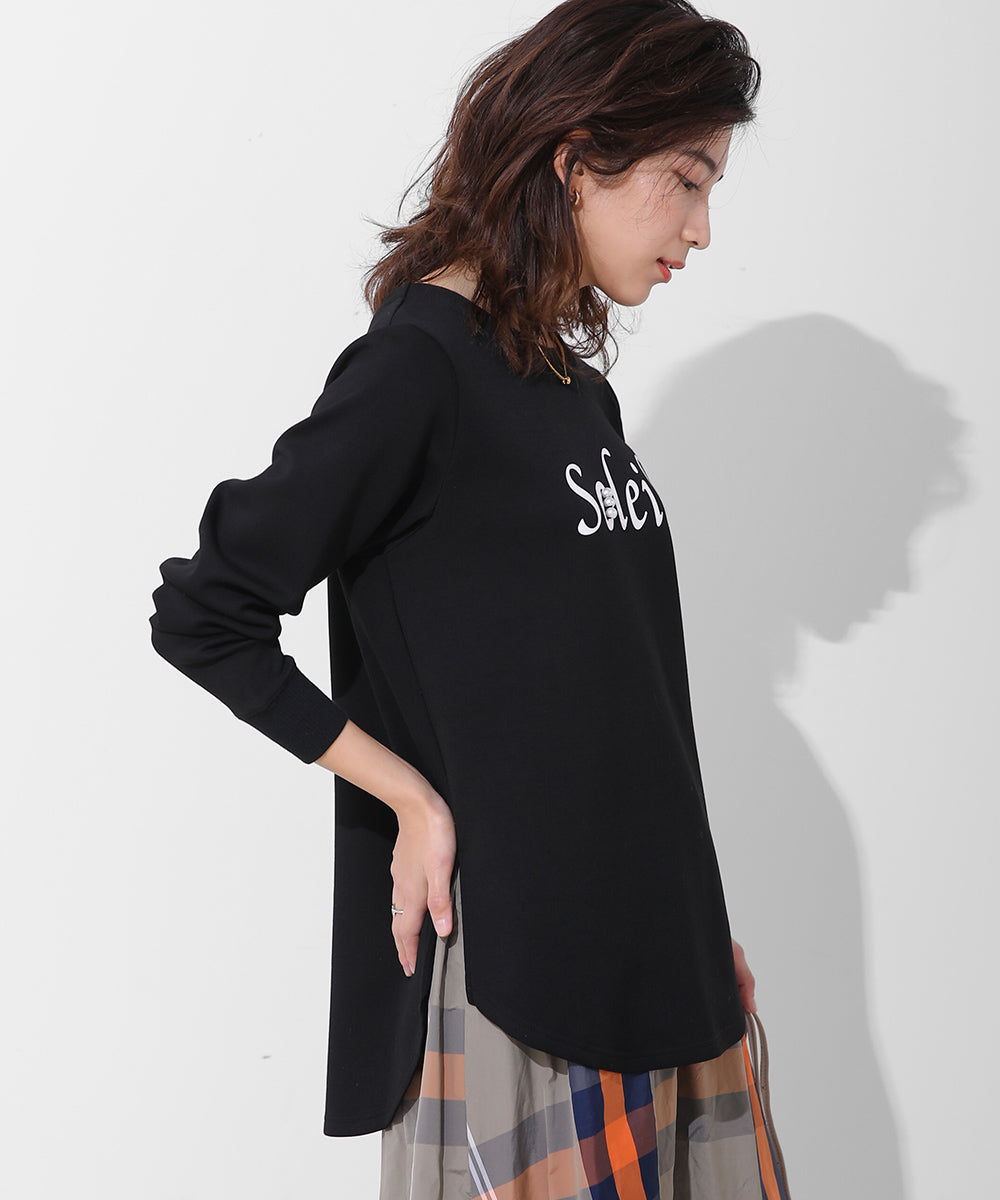 BouJeloud スフレスムースパールロゴロンＴ
