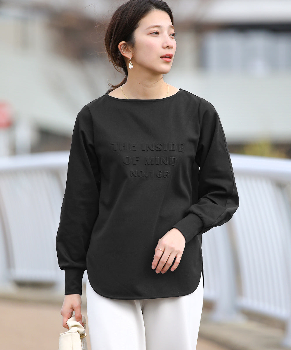 BouJeloud シャツドッキングエンボストップス