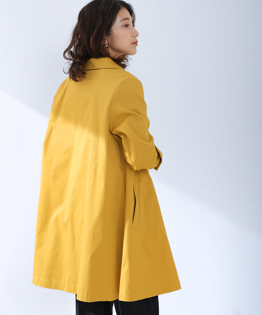 BouJeloud コットンストレッチ２way衿コート