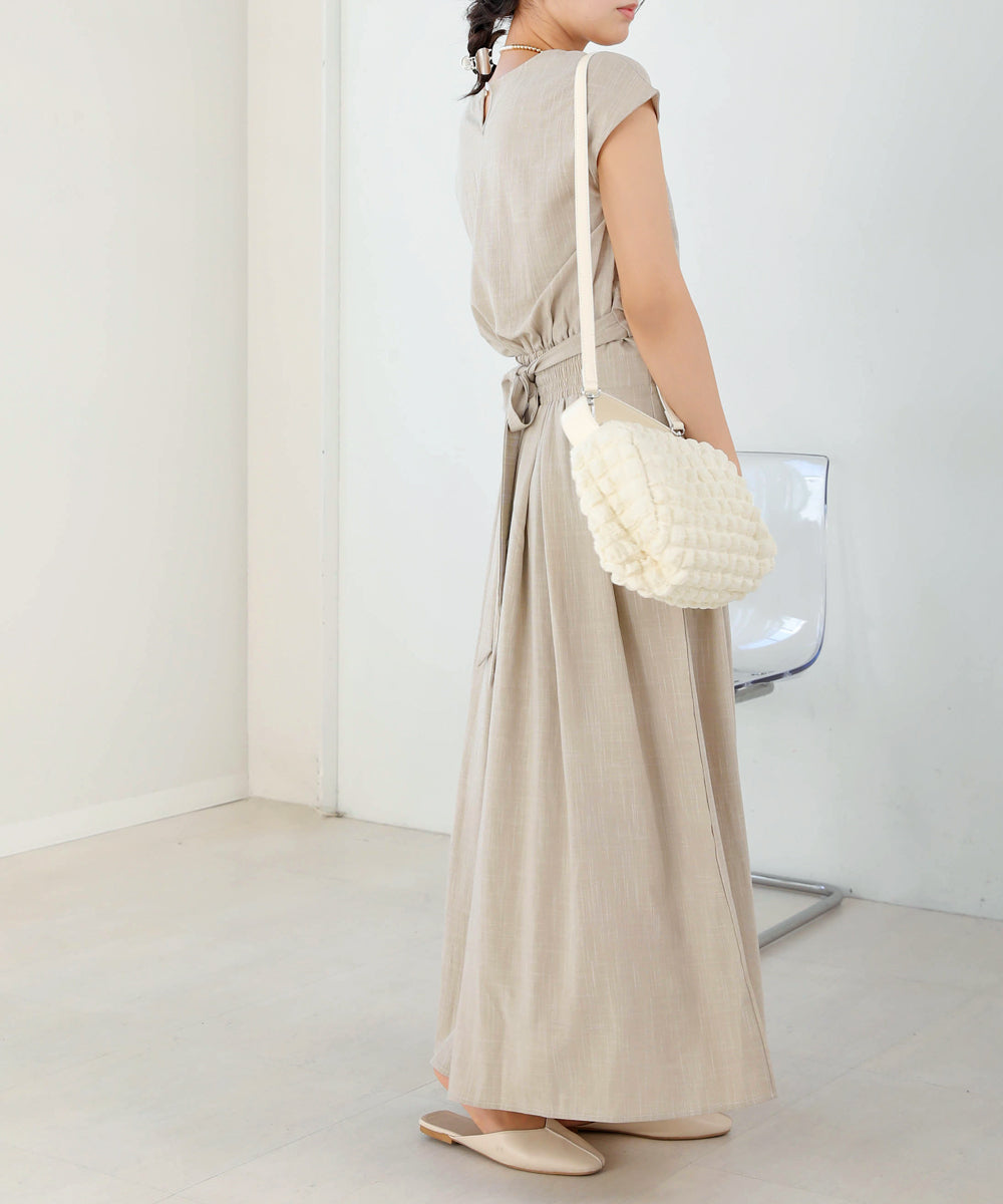 セットアップ風フレアワンピース