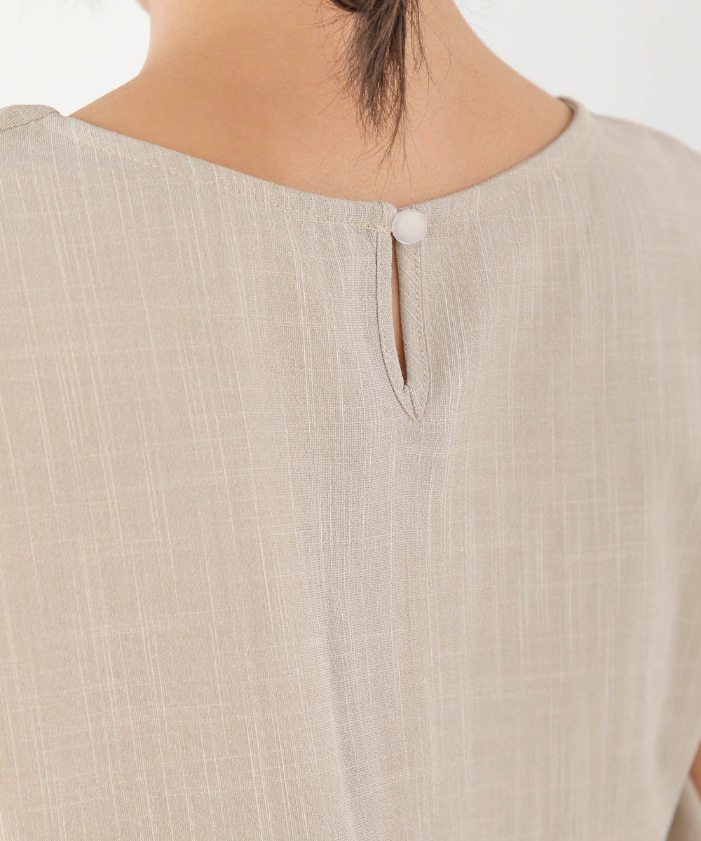 セットアップ風フレアワンピース