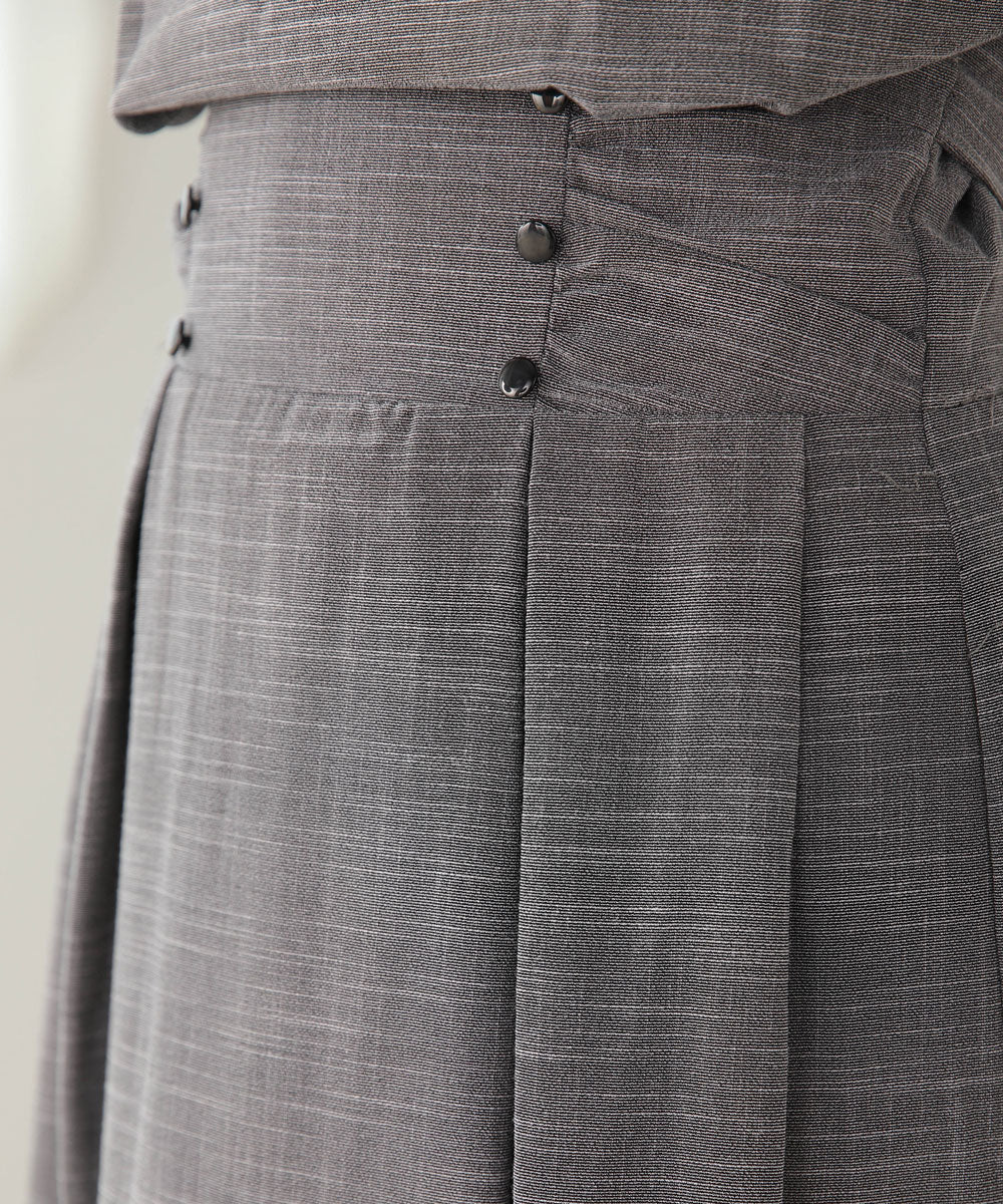 セットアップ風フレアワンピース