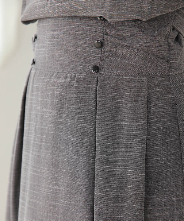 セットアップ風フレアワンピース