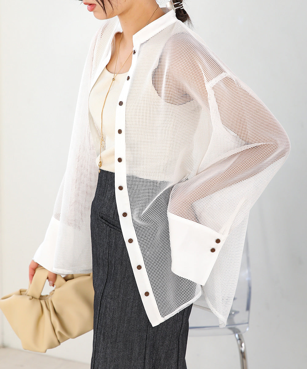 MESH BIG SHIRT