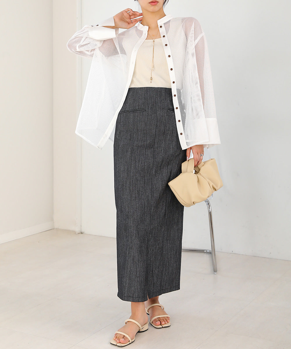 MESH BIG SHIRT