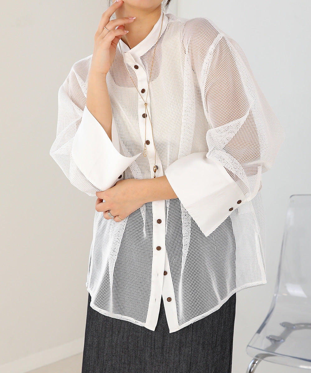 MESH BIG SHIRT