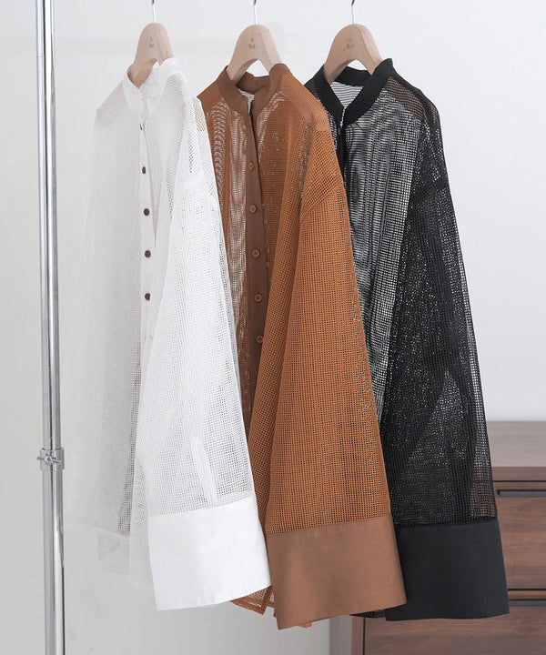 MESH BIG SHIRT
