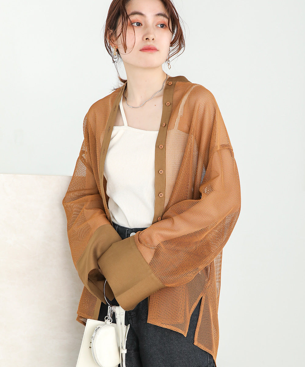 MESH BIG SHIRT