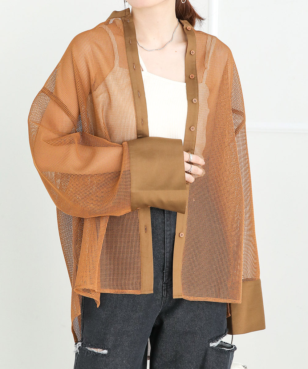 MESH BIG SHIRT