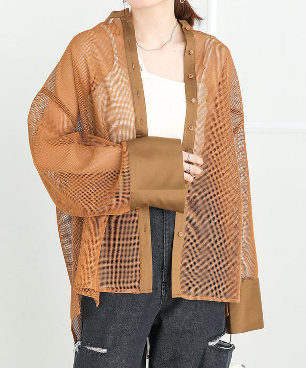 MESH BIG SHIRT